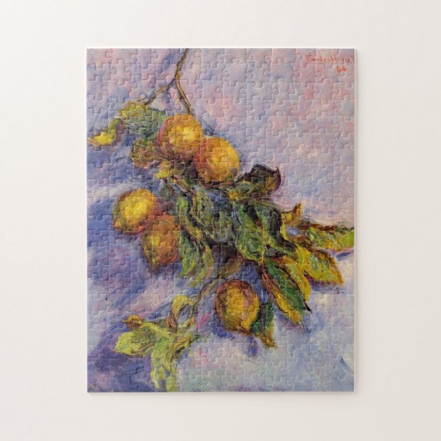 Branch of Lemons Monet Fine Art Jigsaw Puzzle (Vertical)