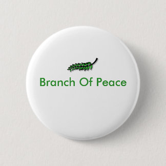 BRANCH OF PEACE 6 CM ROUND BADGE