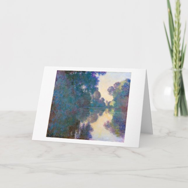 Branch of the Seine near Giverny, Monet Card (Front)