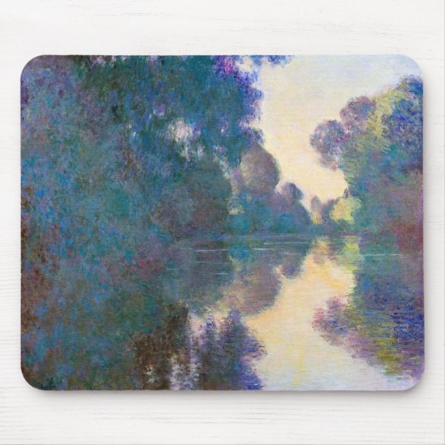 Branch of the Seine near Giverny, Monet Mouse Pad (Front)
