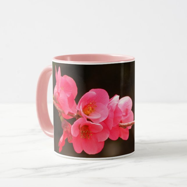 Branch with beautiful flowers mug (Front Left)