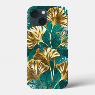 Branch with Golden Leaves Ginko Biloba iPhone 13 Mini Case