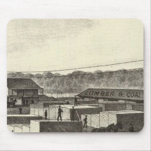 Branch yard, Princeton Lumber & Improvement Co Mouse Pad