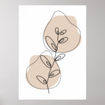 Branches And Leaves Line Art