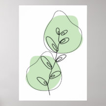 Branches And Leaves Line Art