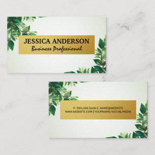 Branches and Leaves Natural Business Card