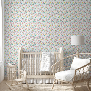 Branches and Ornaments Pattern Wallpaper