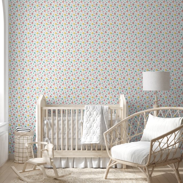 Branches and Ornaments Pattern Wallpaper (Kids)