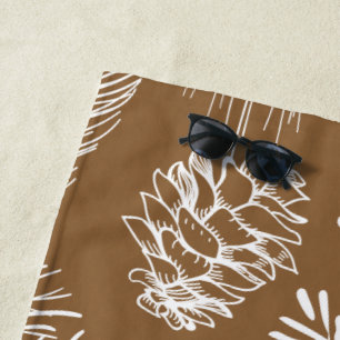 Branches and Pine 3 Beach Towel