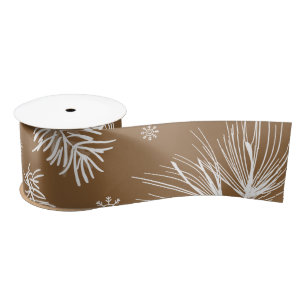 Branches and Pine 3 Satin Ribbon