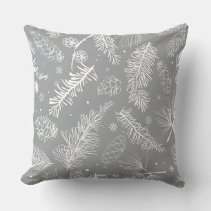 Branches and Pine 4 Cushion