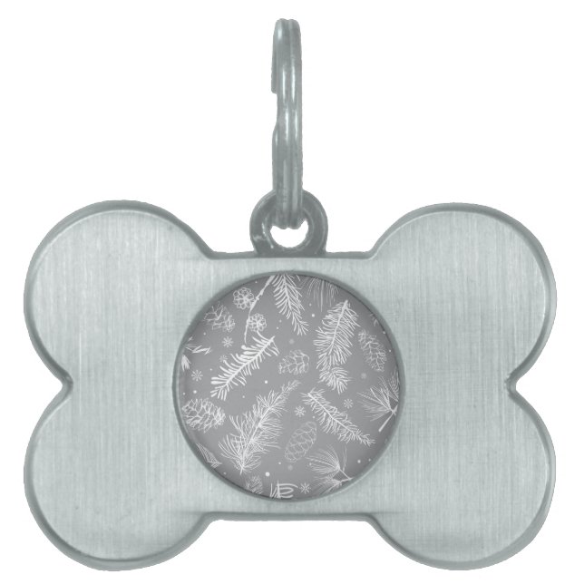Branches and Pine 4 Pet ID Tag (Front)