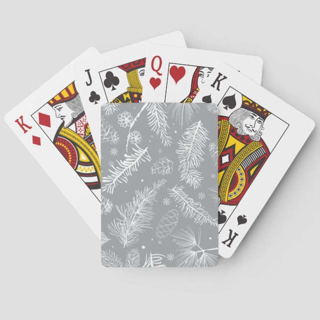 Branches and Pine 4 Playing Cards (Back)