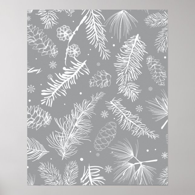 Branches and Pine 4 Poster (Front)