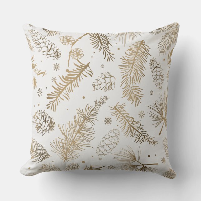 Branches and Pine Cushion (Front)