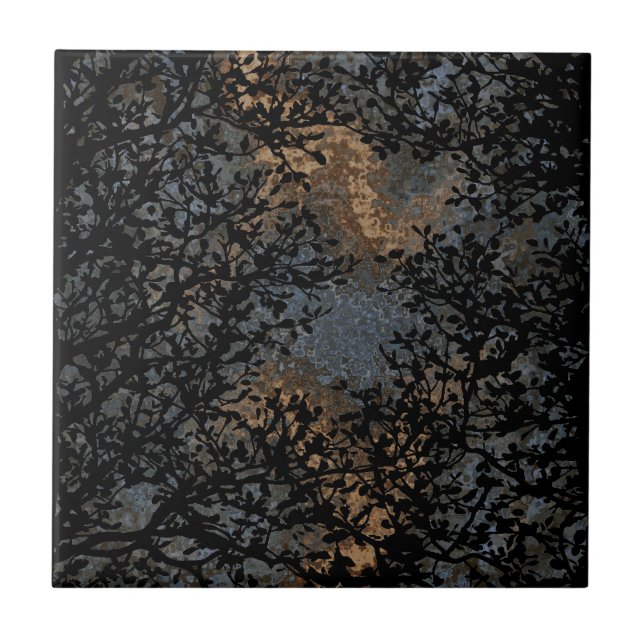 Branches  ceramic tile (Front)