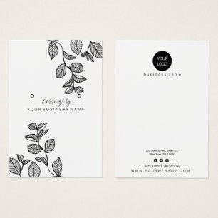 Branches Design Earring Display Card