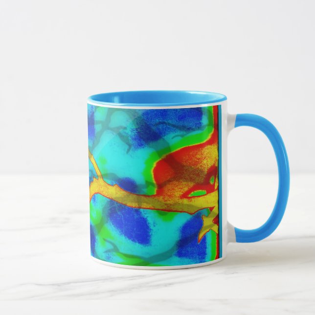 Branches in Bold Colour Mug (Right)