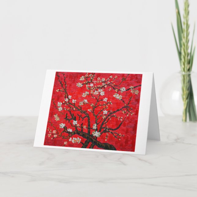 Branches of Almond Tree in Blossom, Van Gogh Card (Front)