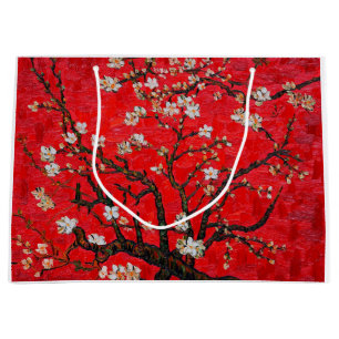Branches of Almond Tree in Blossom, Van Gogh Large Gift Bag