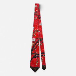 Branches of Almond Tree in Blossom, Van Gogh Tie