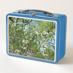 Branches of Dogwood Blossoms Metal Lunch Box