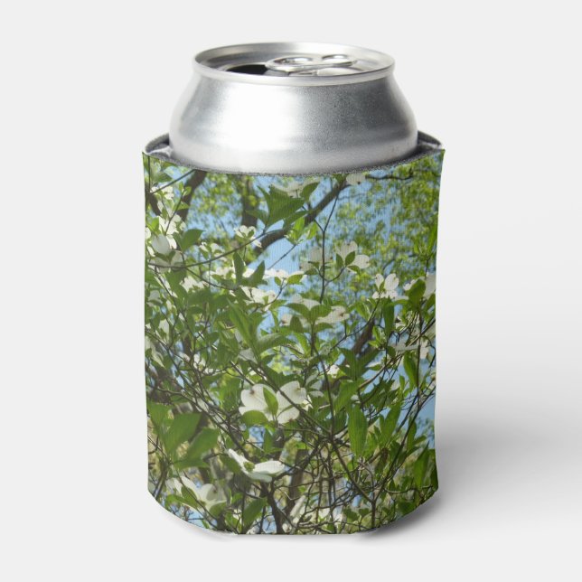 Branches of Dogwood Blossoms Spring Trees Can Cooler (Can Front)