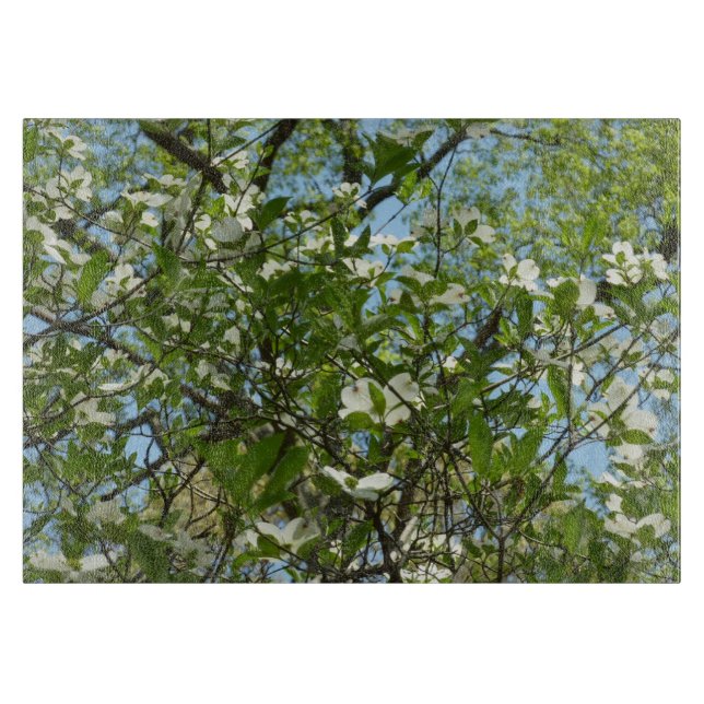 Branches of Dogwood Blossoms Spring Trees Cutting Board (Front)