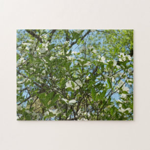 Branches of Dogwood Blossoms Spring Trees Jigsaw Puzzle