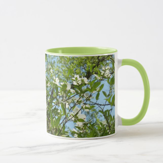Branches of Dogwood Blossoms Spring Trees Mug (Right)
