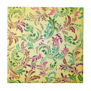 Branches Pattern Design-444555 Ceramic Tile