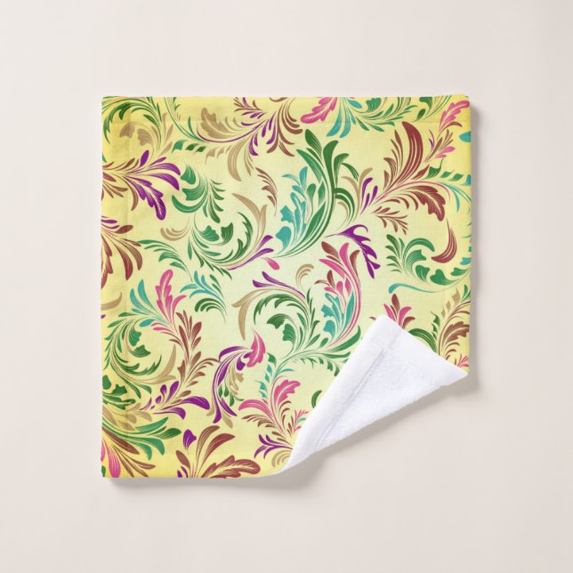 Branches Pattern Design-444555 Wash Cloth (Wash Cloth)