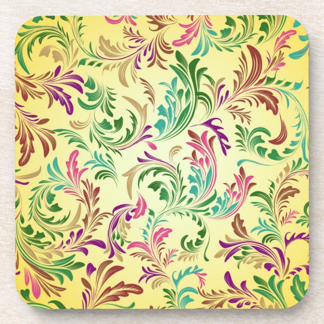 Branches Pattern Design-78466 Coaster (Front)