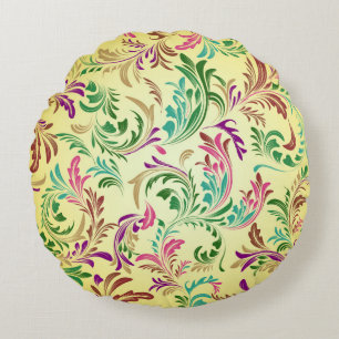 Branches Pattern Design-78466 Round Cushion