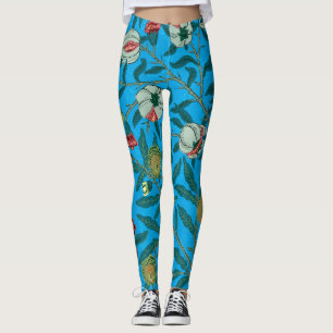 Branches with pomegranates by William Morris  Leggings