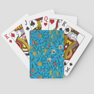 Branches with pomegranates by William Morris Playing Cards