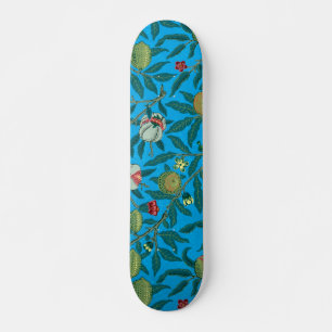 Branches with pomegranates by William Morris Skateboard