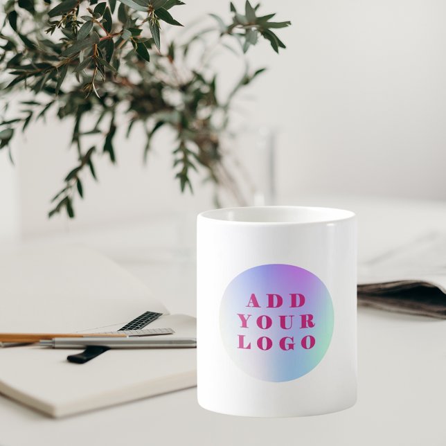 Brand colour business logo coffee mug (Creator Uploaded)