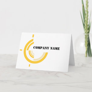 Brand  Company Name Logo Promotional Business Thank You Card