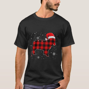Brand For 50 Christmas Buffalo Plaid Bulldog T-Shirt