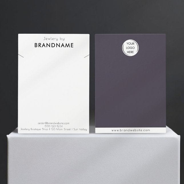 Brand Logo necklace Jewellery Display Card (Creator Uploaded)