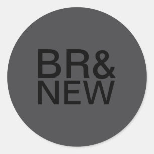 Brand New Band  Classic Round Sticker