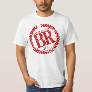 Brand New "BR" Logo Tee (White/Red)