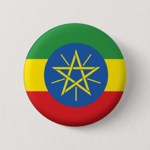 BRAND NEW!! - ETHIOPIA PIN BACK BADGE