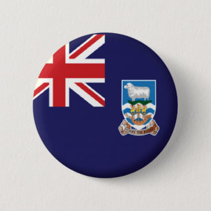 BRAND NEW!! - FALKLAND ISLANDS PIN BACK BADGE