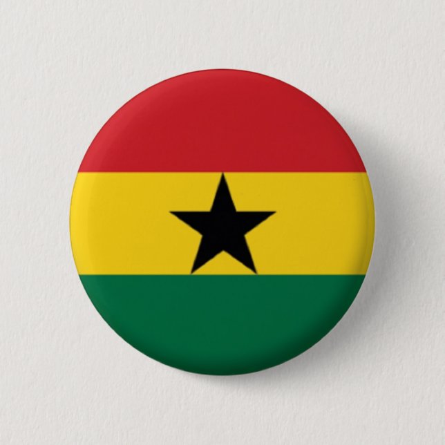 BRAND NEW!! - GHANA PIN BACK BADGE (Front)