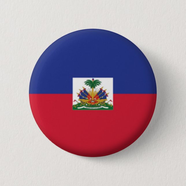 BRAND NEW!! - HAITI PIN BACK BADGE (Front)
