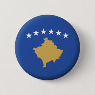 BRAND NEW!! - KOSOVO PIN BACK BADGE