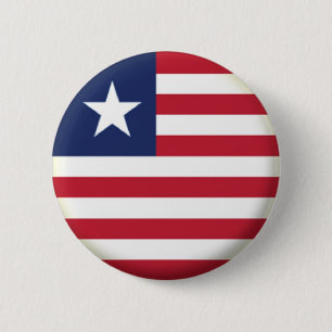 BRAND NEW!! - LIBERIA PIN BACK BADGE