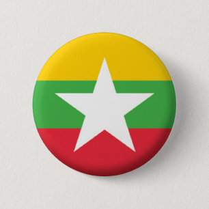 BRAND NEW!! - MYANMAR PIN BACK BADGE